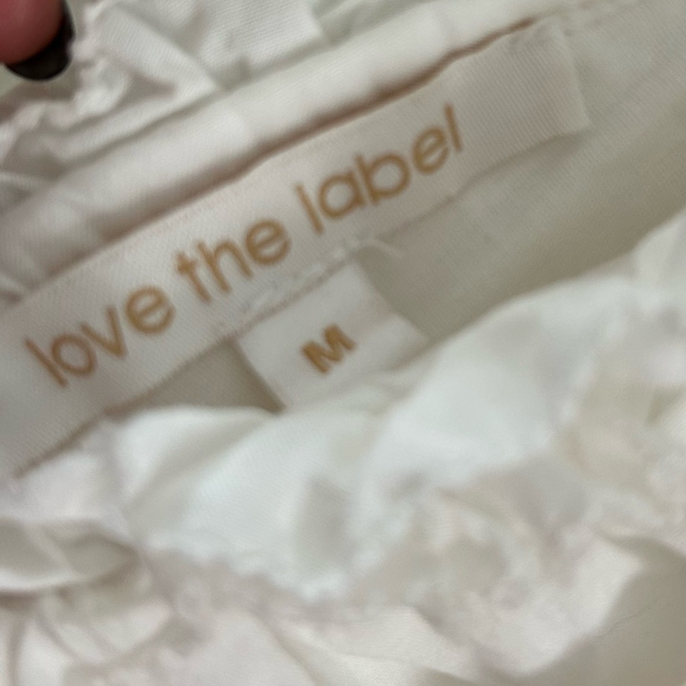 RARE! • ANTHROPOLOGIE • LOVE THE LABEL ‘Azalea’ White Ruffle Tiered Midi Dress - Picture 14 of 16
